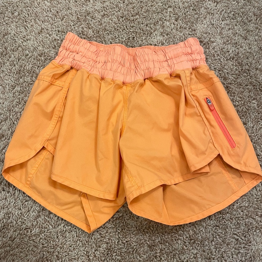 Lulu lemon tracker low-rise orange